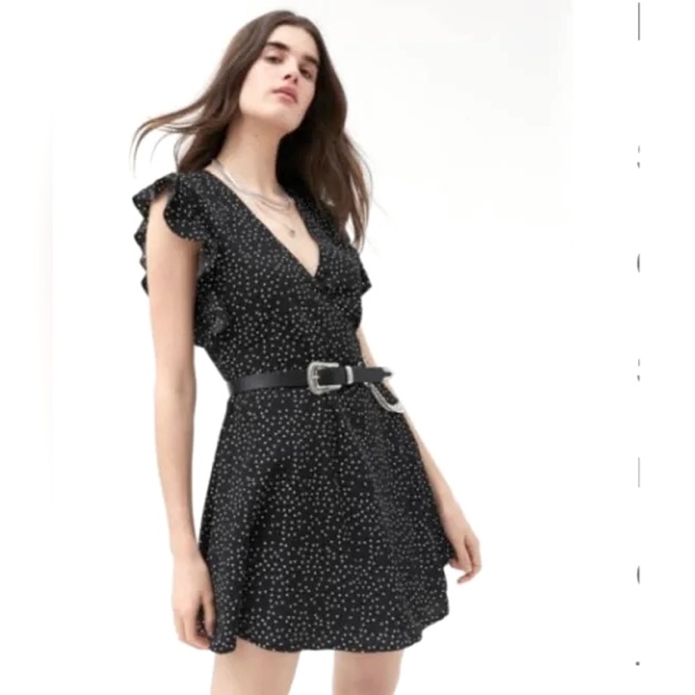 Urban Outfitters Polka Dot Wrap Dress Size S